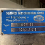 #US03 Schröter SCP 99 40.5 inches wide Belt Type Polishing Pan.  (4)