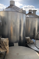 (2) Stainless Steel Chocolate Liquefier Tanks