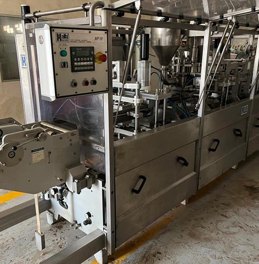 ALFA THERMOFORMING MACHINE KOURTOGLO PACKAGING MACHINERY (FFS) Form Fill and Seal Model MF18.