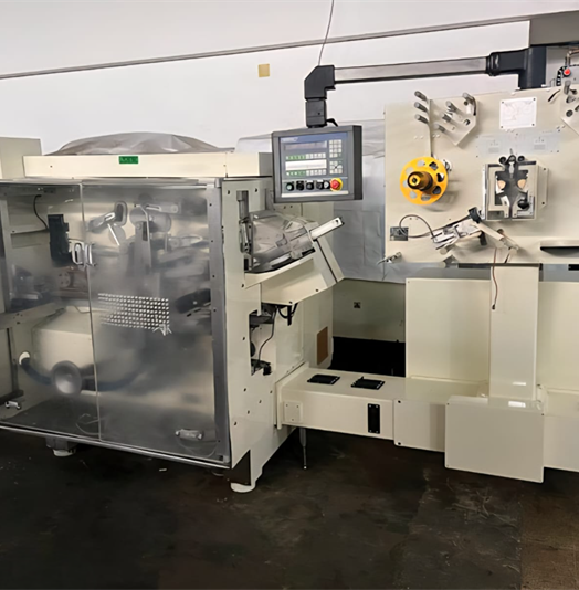 Sapal Die Fold Foil Wrapping Machine with Band Roll Wrapping Option